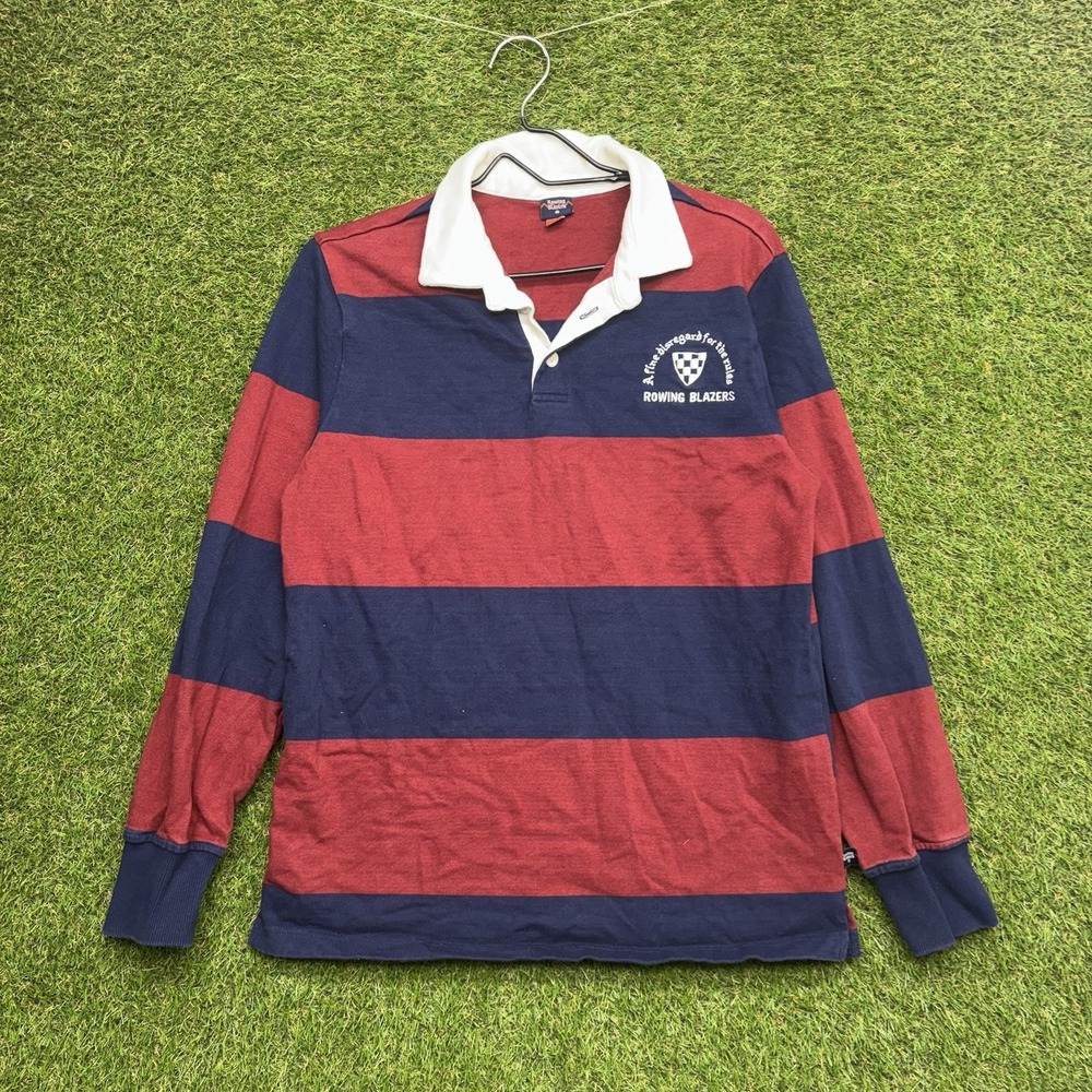 Rowing Blazers x Target Rugby Shirt Mens Medium Colorblock Long Sleeve Polo Prep
